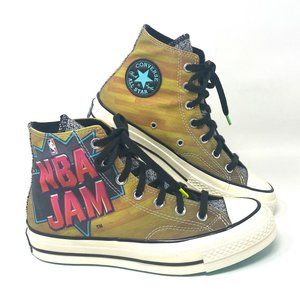 💖MEGA SALE💖Converse Men's  171692C CHUCK 70 HI Brown Solar Red Electric Aqua